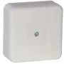 VIPLAST VP-31 scatola di derivazione da parete, vuota, 12 ingressi cavo, IP55, bianca, 85x85x37 mm
