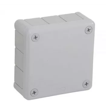 VIPLAST VP-41 Scatola da incasso a parete, 12 ingressi cavi, grigio, IP55, 98x98x42mm