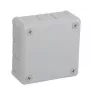 VIPLAST VP-41 Scatola da incasso a parete, 12 ingressi cavi, grigio, IP55, 98x98x42mm