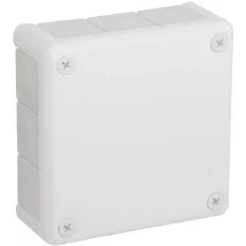 VIPLAST VP-51 scatola vuota da parete, 12 ingressi cavi, bianco, IP55, 118x118x46 mm