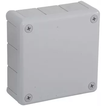 VIPLAST VP-51 scatola di derivazione da parete, 12 ingressi, grigio, IP55, 118x118x46 mm