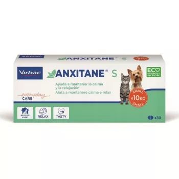 Virbac Anxitane 30 compresse masticabili per cani e gatti – integratore calmante con L-teanina