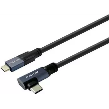 Vivolink PROUSBCMM10A cavo USB-C a USB-C angolare 1m 10Gbps 100W 4K