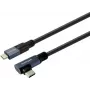 Vivolink PROUSBCMM10A cavo USB-C a USB-C angolare 1m 10Gbps 100W 4K