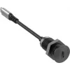Vivolink presa da tavolo USB-C nera con cavo USB-C 0,3 m