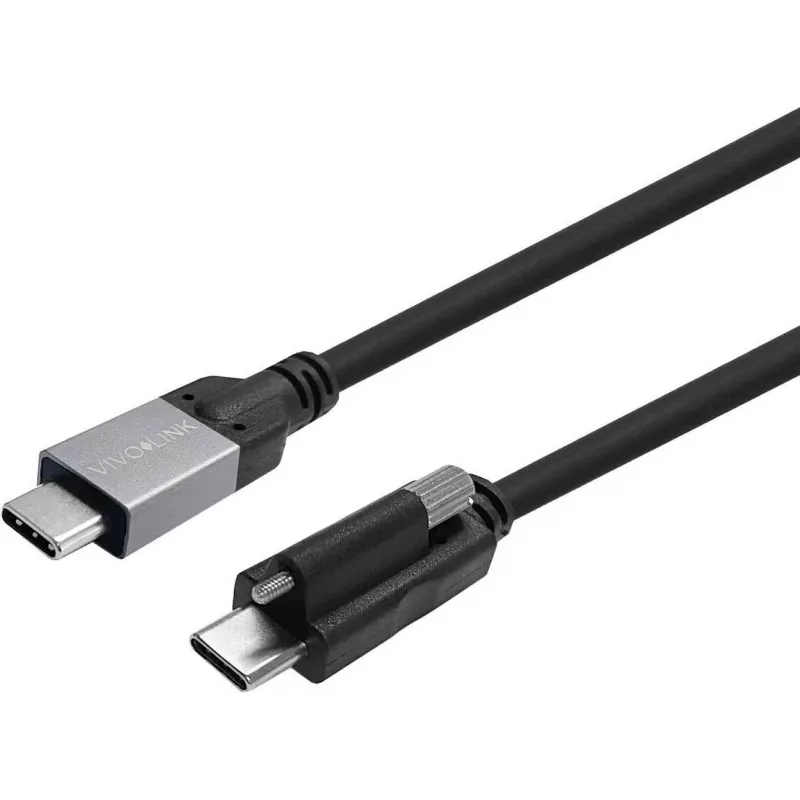 VIVOLINK Cavo da USB-C a vite a USB-C 8m, testato Enterprise (PROUSBCMMS8)