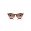 VOGUE VO5557S313614 Occhiali da sole donna - Montatura grigio trasparente, lenti grigio scuro, 54 mm