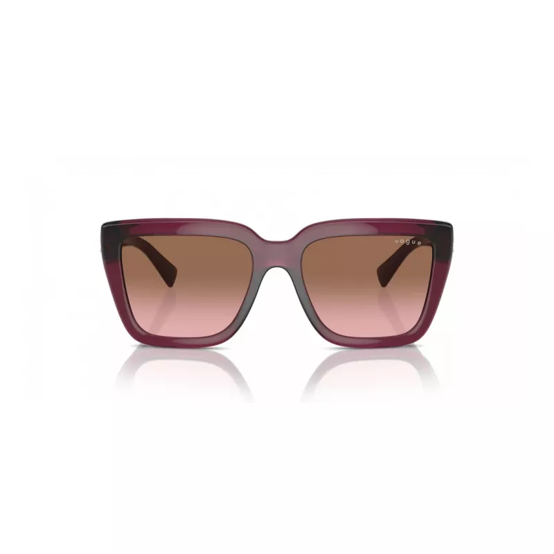 VOGUE Occhiali da sole donna rettangolari VO5575SB29891 havana marrone gradiente 55mm