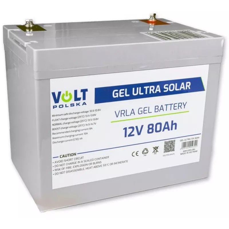 Volt Polska Gel VPRO Batteria 12V 80Ah