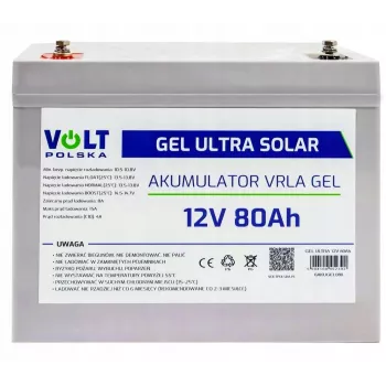 Volt Polska Gel VPRO Batteria 12V 80Ah