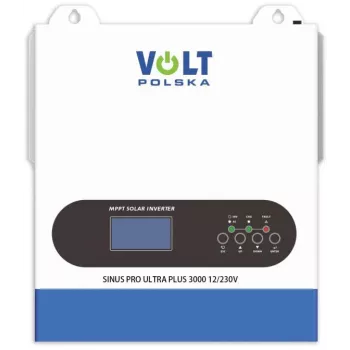 Volt Polska SinusPro ULTRA PLUS 3000 12/230V (1500/3000W) + 100A MPPT Inverter ibrido a onda sinusoidale pura