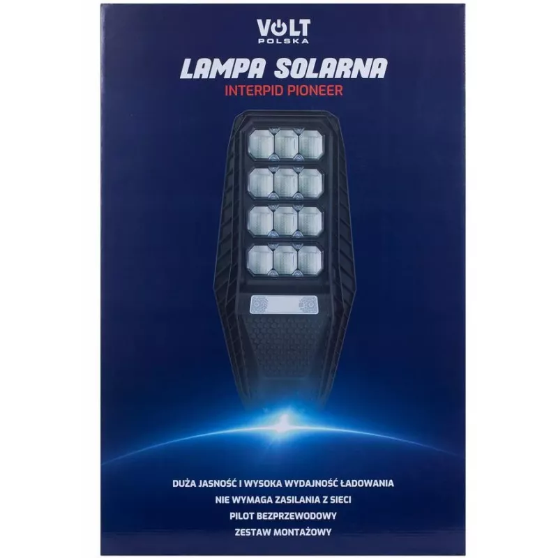 Lampada solare VOLT POLSKA PIONEER 240 con pannello solare 15W e telecomando