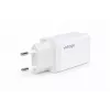 Voltage GaN 67W caricabatterie da parete, 2x USB-C e 1x USB-A, PD 3.0, QC 3.0, PPS, spina EU, bianco