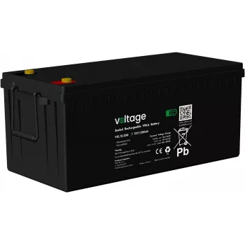 VOLTAGE batteria AGM Long Life 12V 200Ah VEL12-200 (durata di progetto 15 anni)