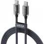 VOLTAGE PureCrystal Cavo USB-C a USB-C PD 100W 1m nero