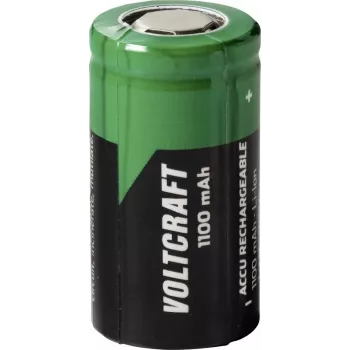 VOLTCRAFT 18350 batteria ricaricabile Li-Ion Flat-Top 3,7 V 1100 mAh (VC-17666005)