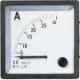VOLTCRAFT AM-72X72/25A strumento di misura analogico da incasso, ferro mobile, 0-25 A AC, 72x72 mm, classe 1.5