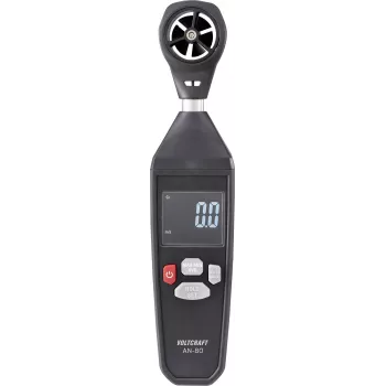 Voltcraft AN-80 anemometro 0,3 - 30 m/s velocità del vento temperatura dell'aria CFM