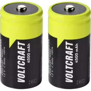 VOLTCRAFT Baby (C) batteria ricaricabile NiMH 4500 mAh 1,2 V Ready to Use, confezione da 2 VC-17275485