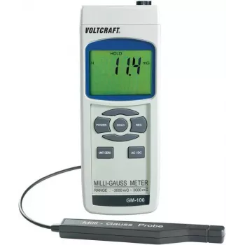 Voltcraft GM-100 Analizzatore di campo magnetico, tester di campo magnetico