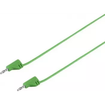 VOLTCRAFT cavo di misura altamente flessibile connettore a lamelle 2 mm a connettore a lamelle 2 mm 0,3 m verde MSB-200 2,2 A (VC-8557705)
