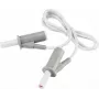 VOLTCRAFT cavo di misura di sicurezza altamente flessibile [spina a lamelle 4 mm - spina a lamelle 4 mm] 0,75 m bianco MSB-501 10 A (VC-8063515)