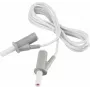 VOLTCRAFT cavo di misura di sicurezza altamente flessibile [connettore a lamelle 4 mm - connettore a lamelle 4 mm] 1,5 m bianco MSB-501 10 A (VC-8063555)