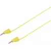 VOLTCRAFT puntale di misura altamente flessibile [connettore a lamelle 2 mm - connettore a lamelle 2 mm] 0,6 m giallo MSB-200 2,2 A (VC-8557690)