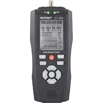 VOLTCRAFT KT-300 tester per cavi VC-17497100 per telecomunicazioni e rete