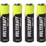 VOLTCRAFT batteria ricaricabile Micro (AAA) NiMH 1050 mAh 1,2 V Ready to Use, confezione da 4 (VC-17275425)