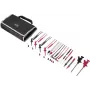 VOLTCRAFT MLSet-120 set di puntali di misura, 6 pezzi, connettori banana 4 mm, punte di prova, contatti a spillo 0,64 mm, 1,2 m, rosso/nero VC-18652750