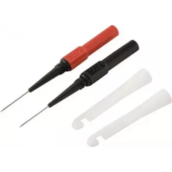 Voltcraft MMS-130 set di cavi di misura di sicurezza con morsetti, connettori banana 4 mm, 1,2 m, CAT III 1000 V, nero/rosso VC-17155590
