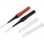 Voltcraft MMS-130 set di cavi di misura di sicurezza con morsetti, connettori banana 4 mm, 1,2 m, CAT III 1000 V, nero/rosso VC-17155590