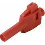 VOLTCRAFT MP-4 Spina da laboratorio con connessione a morsetto, dritta, 4 mm, rossa, 1 pz. (VC-17195255)