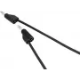 VOLTCRAFT MSB-100 nero 1m cavo di misura connettore a banana 4mm a connettore a banana 4mm CAT III 1000V CAT IV 600V 19A VC-15443090