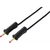 Cavo di misura di sicurezza VOLTCRAFT MSB-132 2 m nero, connettori impilabili da 4 mm, 32 A, 1000 V CAT III VC-18709995