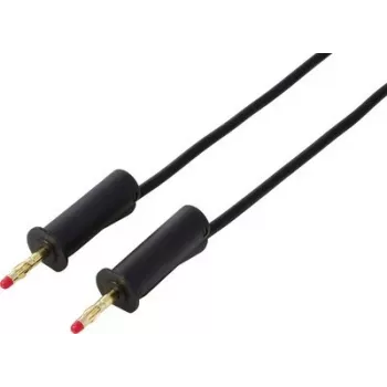 Cavo di misura di sicurezza VOLTCRAFT MSB-132 2 m nero, connettori impilabili da 4 mm, 32 A, 1000 V CAT III VC-18709995