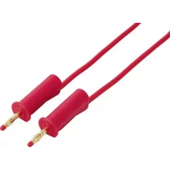 Cavo di misura VOLTCRAFT MSB-132 2 m rosso con connettori a banana impilabili da 4 mm VC-18709990