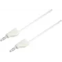 VOLTCRAFT MSB-300-5-WS cavo di misura, connettore maschio a banana 4mm su connettore maschio a banana 4mm, 5m, bianco, 16A, 30VAC/60VDC, CAT I