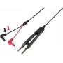 VOLTCRAFT MSL-503-2 set di puntali, connettore maschio di sicurezza 4 mm su connettore maschio di sicurezza 4 mm, 39 cm, 10 A, 1000 V, CAT III/IV, nero/rosso, 2 puntali VC-18654460