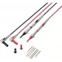 VOLTCRAFT MSL-530 set di puntali 4 mm banana su punta di prova 1 m nero/rosso 1 paio VC-17766110