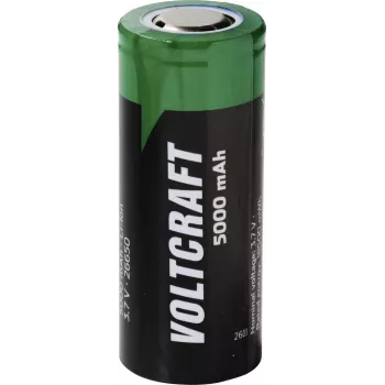 VOLTCRAFT batteria ricaricabile speciale 26650 Flat-Top Li-Ion 3,7 V 5000 mAh 1 pz. (VC-17666010)