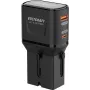 VOLTCRAFT UC-1C1A35W01 caricabatterie da viaggio 35W USB-C PD e USB-A Quick Charge, nero, con adattatori EU/UK/US VC-17792720