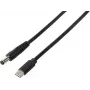 VOLTCRAFT Convertitore di tensione USB DC 5,5 x 2,1 mm nero convertitore DC/DC step-up con adattatore DC (VC-18218595)