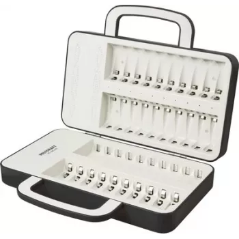 Voltcraft VC-14865480 Caricabatterie NiMH per celle AA/AAA, 40 canali