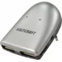 VOLTCRAFT VC-15228900 caricabatterie per batterie a bottone Li-Ion, 2 vani, 3/3,6 V, protezione da sovraccarica