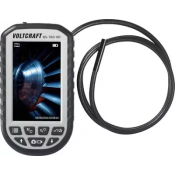 VOLTCRAFT VC-17782295 endoscopio con sonda 5,5 mm e display 4,3 pollici