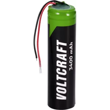 Voltcraft VC-18650PCM Batteria speciale 18650 con cavo al litio 3,6 V 3400 mAh (VC-16569875)
