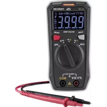 VOLTCRAFT VC-22 multimetro digitale CAT III 600 V, 4000 Counts VC-11899610
