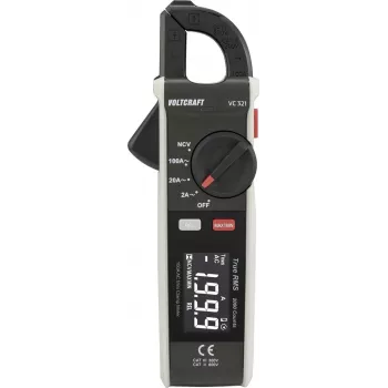 VOLTCRAFT VC-321 pinza amperometrica digitale calibrata ISO CAT II 600V CAT III 300V 2000 conteggi VC-15815575